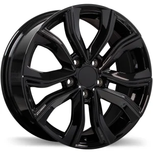 Replika – R256 – Black – 17″x7.5″ 45mm – All weather Wheels – R256-1775-65BN+45R641